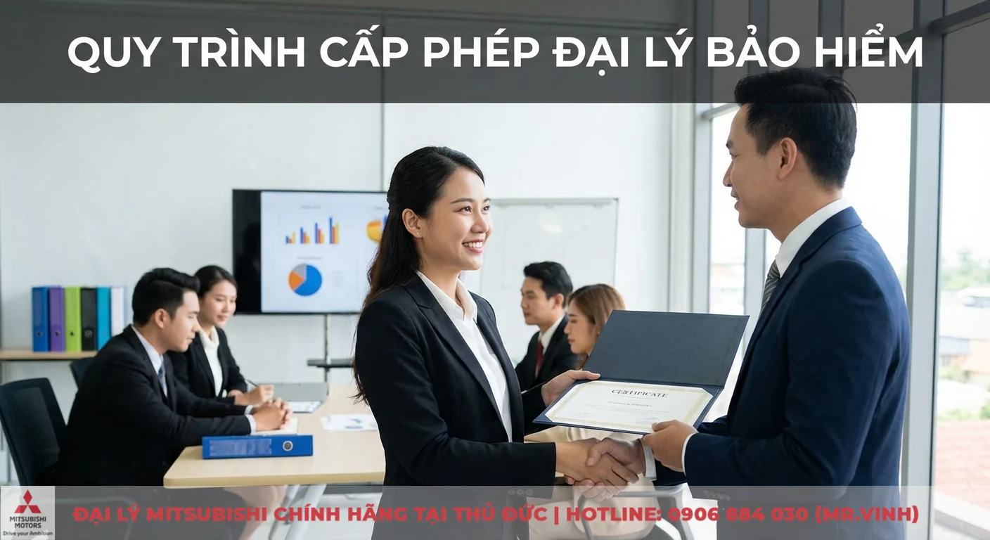 Quy tr&igrave;nh cấp ph&eacute;p đại l&yacute; bảo hiểm xe &ocirc; t&ocirc;, một đại l&yacute; nhận chứng chỉ sau khi ho&agrave;n th&agrave;nh kh&oacute;a đ&agrave;o tạo