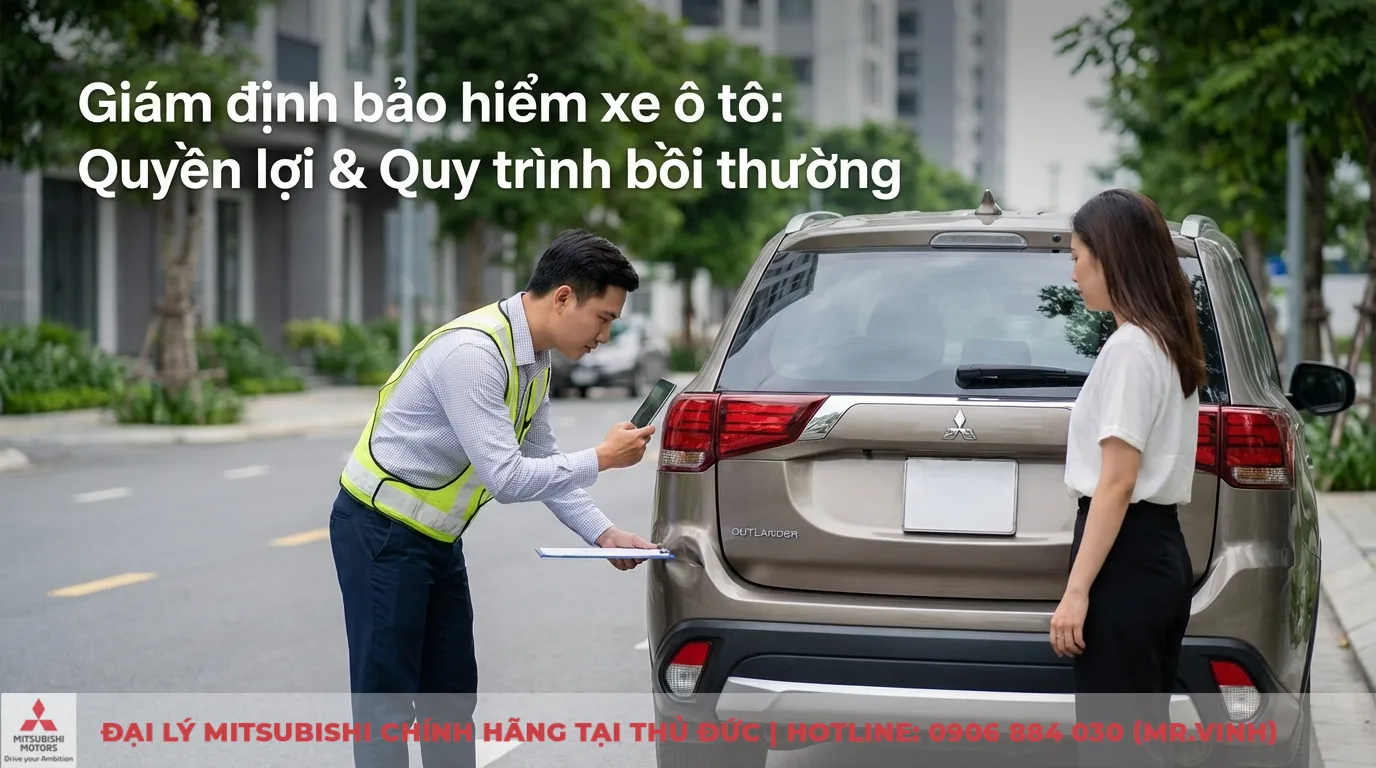 Giám định bảo hiểm xe ô tô: quyền lợi, hồ sơ và quy trình bồi thường