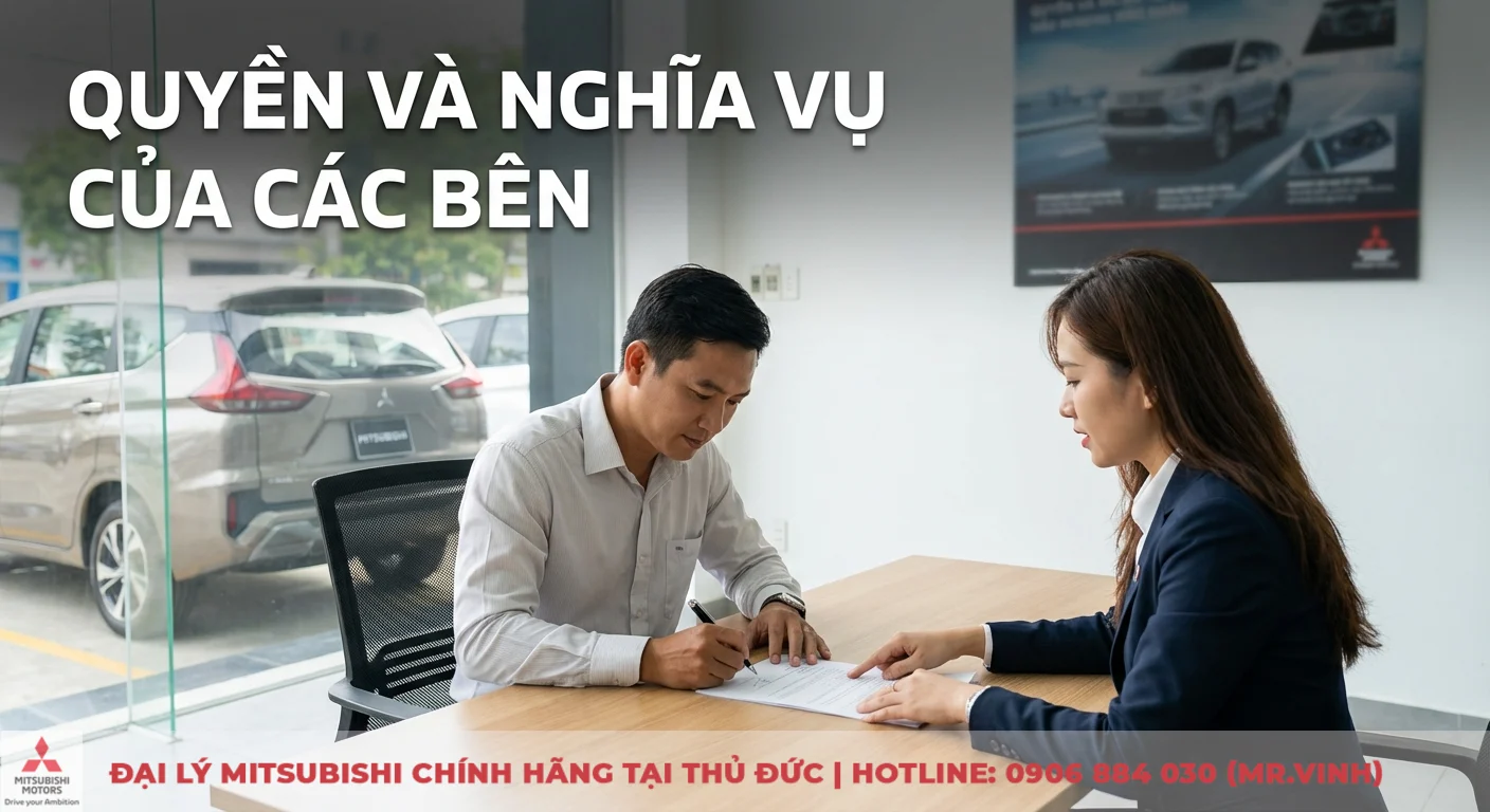 Quyền v&agrave; nghĩa vụ của b&ecirc;n mua bảo hiểm được thể hiện qua việc chủ xe k&yacute; kết hợp đồng, đảm bảo hiệu lực v&agrave; quyền lợi