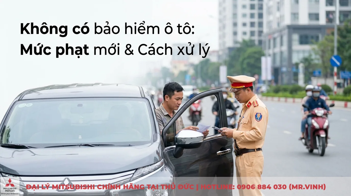 Không có bảo hiểm ô tô: Mức phạt mới nhất & cách xử lý
