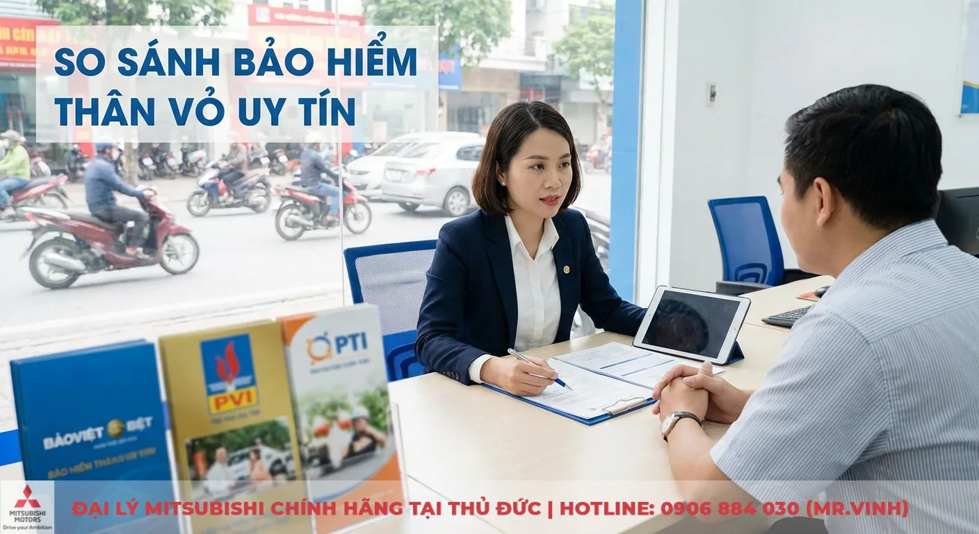 Mua bảo hiểm thân vỏ ô tô ở đâu: So sánh hãng, mua online 3 Bảo hiểm thân vỏ: Tư vấn trực tiếp giúp khách hàng so sánh các hãng uy tín như Bảo Việt, PVI, PTI