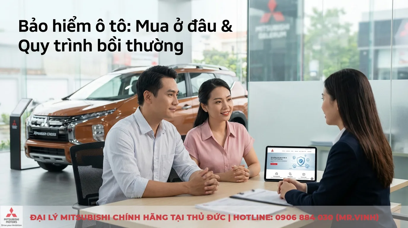 Bảo hiểm xe ô tô: Mua ở đâu, tại đại lý hay online & quy trình bồi thường