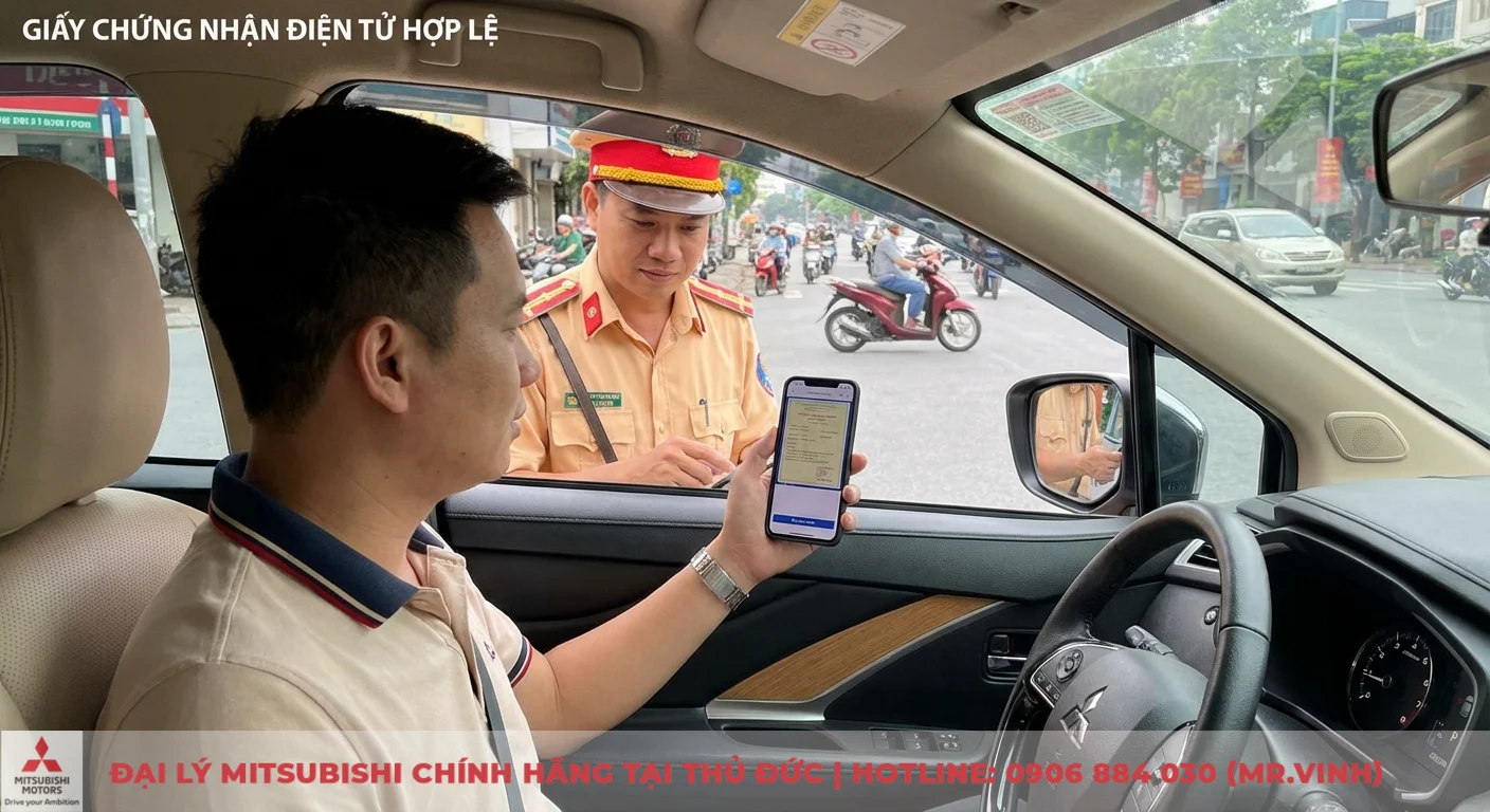 Mua bảo hiểm xe ô tô online: Hướng dẫn chi tiết, hợp lệ khi CSGT kiểm tra 1 Giấy chứng nhận điện tử bảo hiểm ô tô mua online hợp lệ khi tài xế xuất trình cho CSGT kiểm tra