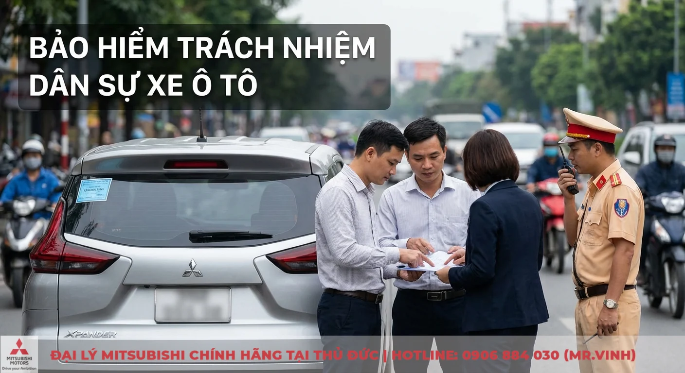 Bảo hiểm tr&aacute;ch nhiệm d&acirc;n sự xe &ocirc; t&ocirc; l&agrave; quy định bắt buộc, cảnh s&aacute;t giao th&ocirc;ng kiểm tra giấy tờ bảo hiểm xe