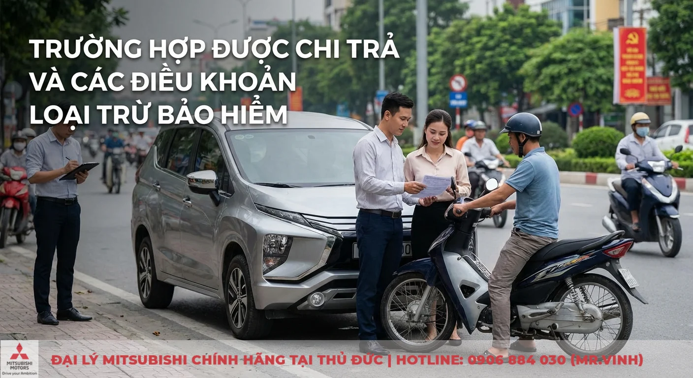 Bảo hiểm TNDS bắt buộc bồi thường thiệt hại xe cơ giới, với chuy&ecirc;n vi&ecirc;n bảo hiểm kiểm tra hồ sơ tại hiện trường vụ việc