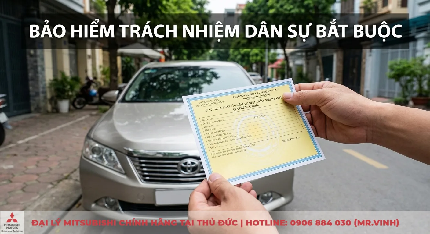 Giấy chứng nhận bảo hiểm tr&aacute;ch nhiệm d&acirc;n sự bắt buộc, một trong c&aacute;c loại bảo hiểm xe &ocirc; t&ocirc; chủ xe cần c&oacute;