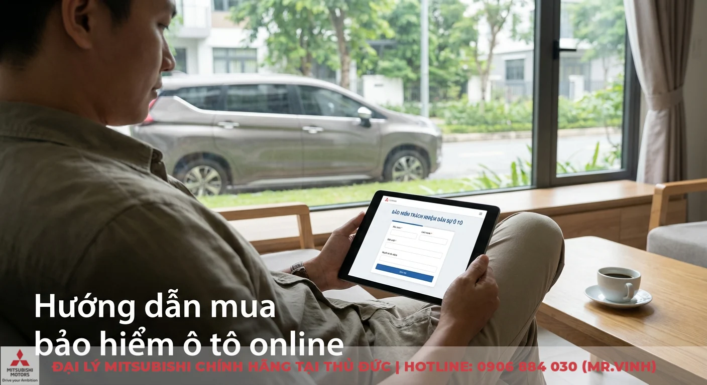 Phí bảo hiểm dân sự ô tô 7 chỗ: Biểu phí & cách mua online 2026 2 Mua bảo hiểm dân sự ô tô 7 chỗ online nhanh chóng bằng cách điền thông tin vào biểu mẫu trên máy tính bảng
