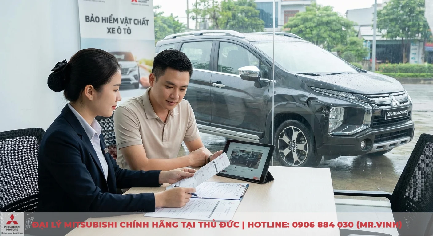 Phí bảo hiểm vật chất ô tô cập nhật 2026: Cách tính & so sánh hãng 3 Yếu tố ảnh hưởng phí bảo hiểm vật chất ô tô như lịch sử bồi thường, loại xe được trình bày trên tài liệu cạnh chìa khóa xe