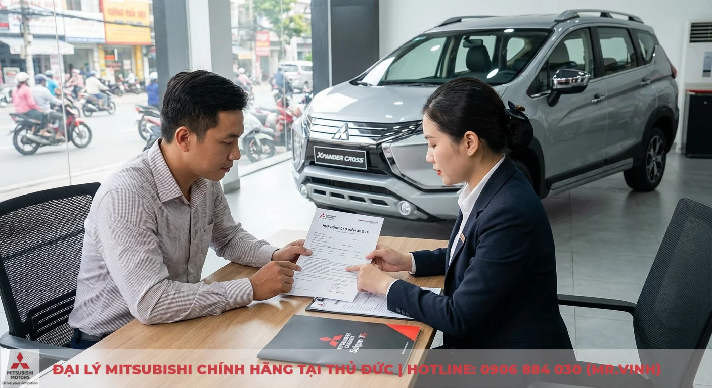 Phí bảo hiểm xe ô tô 4 chỗ: hướng dẫn cách tính, báo giá chi tiết 3 Để chọn mua bảo hiểm xe 4 chỗ, khách hàng cần được tư vấn kỹ hợp đồng tại đại lý Mitsubishi Saigon