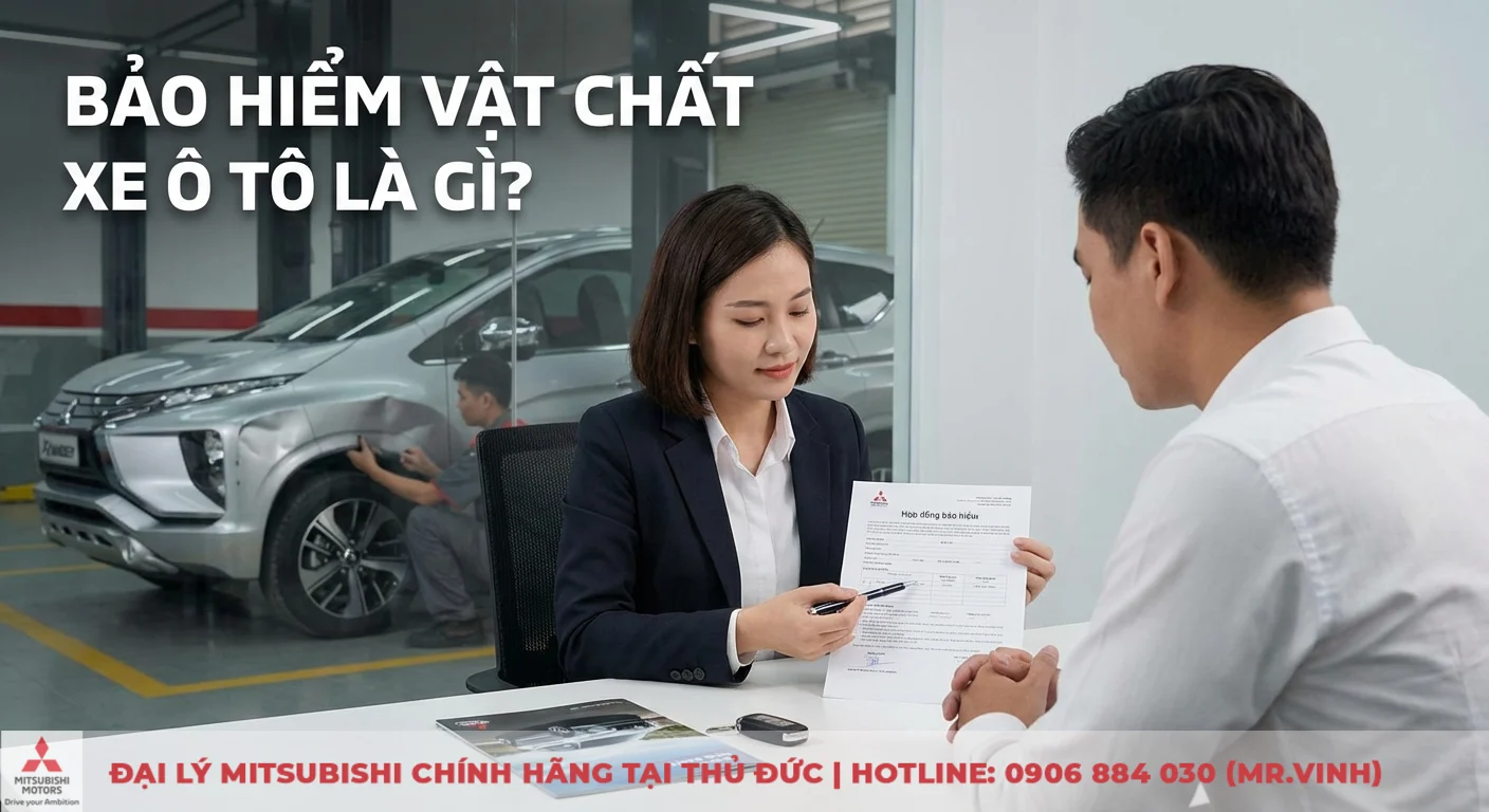 Bảo hiểm vật chất xe &ocirc; t&ocirc; l&agrave; hợp đồng bồi thường tổn thất xe, được tư vấn kỹ lưỡng với hồ sơ bảo hiểm v&agrave; xe bị hư hỏng trong xưởng.