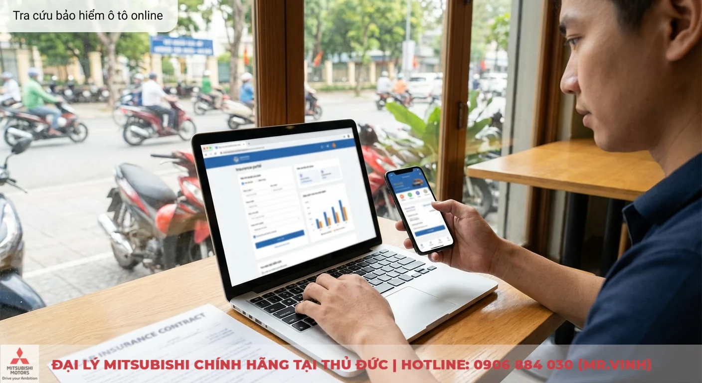 Tra cứu bảo hiểm ô tô online: Hướng dẫn qua biển số, hợp đồng 2 Tra cứu bảo hiểm ô tô online qua website hoặc ứng dụng, với người dùng kiểm tra thông tin hợp đồng trên máy tính và điện thoại