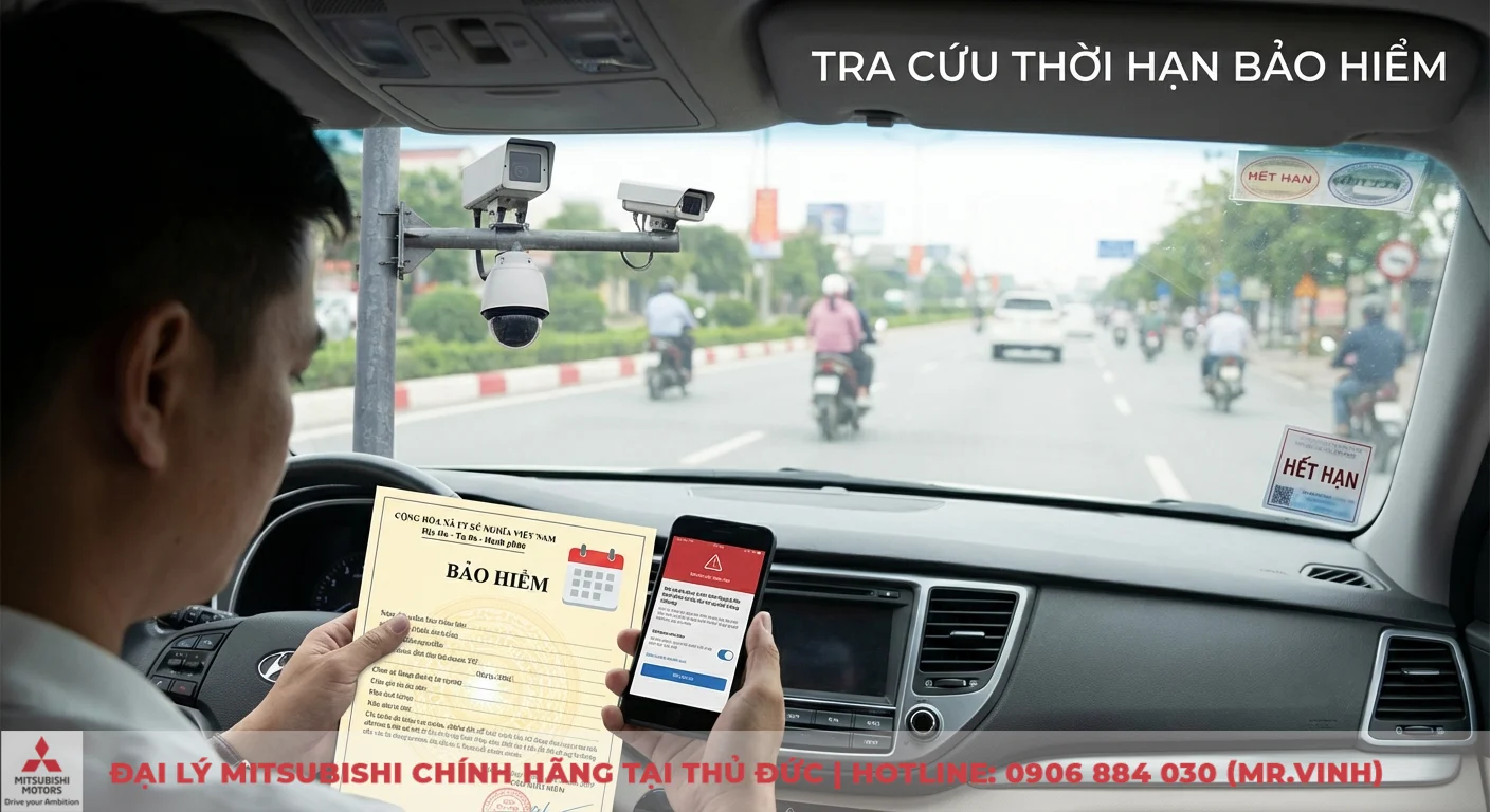 Tra cứu thời hạn bảo hiểm xe ô tô: Xem ngày hết hạn, tránh phạt 1 Tra cứu thời hạn bảo hiểm xe ô tô tránh phạt nguội từ camera giám sát do hết hạn