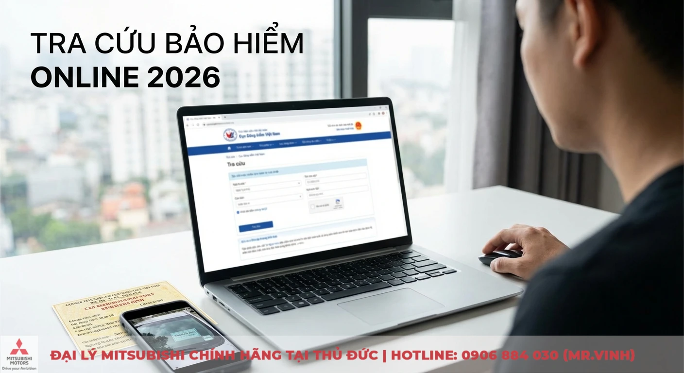 Tra cứu thời hạn bảo hiểm xe ô tô: Xem ngày hết hạn, tránh phạt 3 Tra cứu bảo hiểm TNDS bắt buộc online 2026 trên cổng Cục Đăng kiểm Việt Nam qua laptop và giấy tờ xe