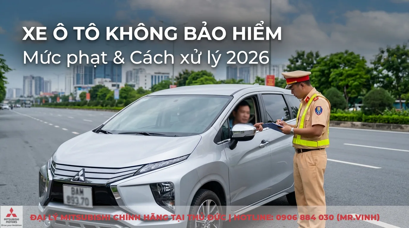 Xe ô tô không bảo hiểm phạt bao nhiêu: mức phạt & cách xử lý 2026