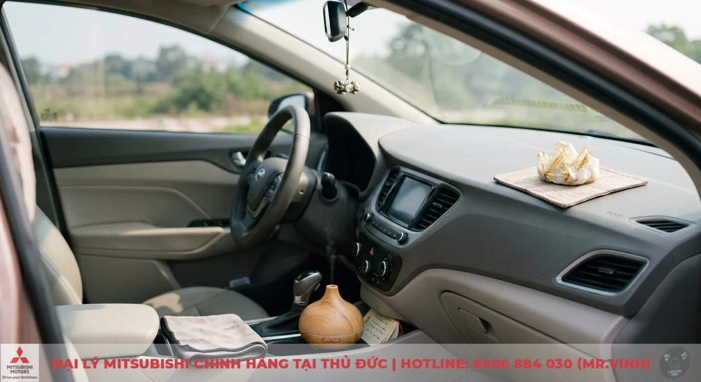 Tuổi Nhâm Thân mua xe màu gì hợp phong thủy, mang lại may mắn? 3 Giải pháp phong thủy cho xe: Đặt đá thạch anh trên taplo và máy khuếch tán tinh dầu để tăng cường năng lượng tích cực