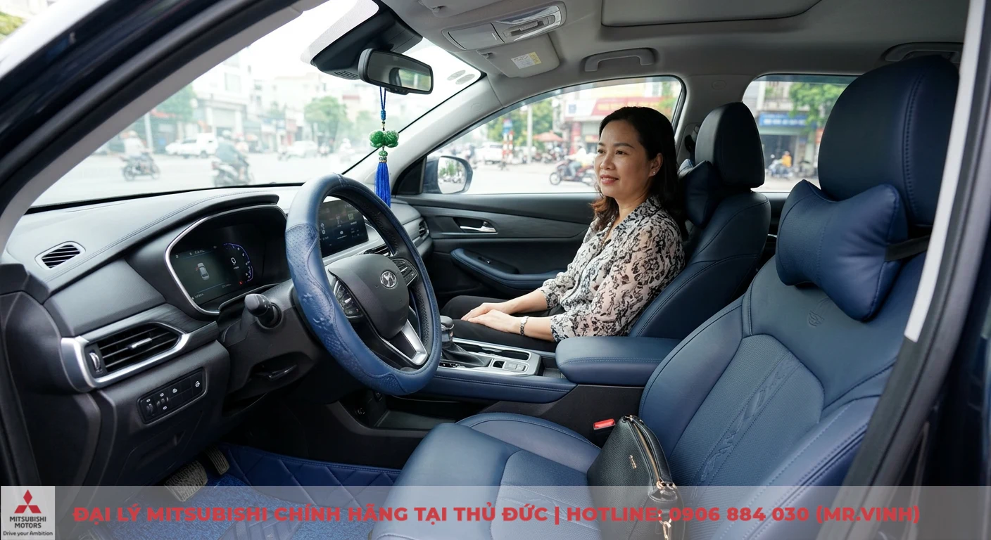 Nữ tuổi Nhâm Tý chọn màu xe hợp phong thủy: Tư vấn Mitsubishi 3 Hóa giải màu xe không hợp mệnh qua trang trí nội thất xe màu xanh dương và treo vật phẩm phong thủy