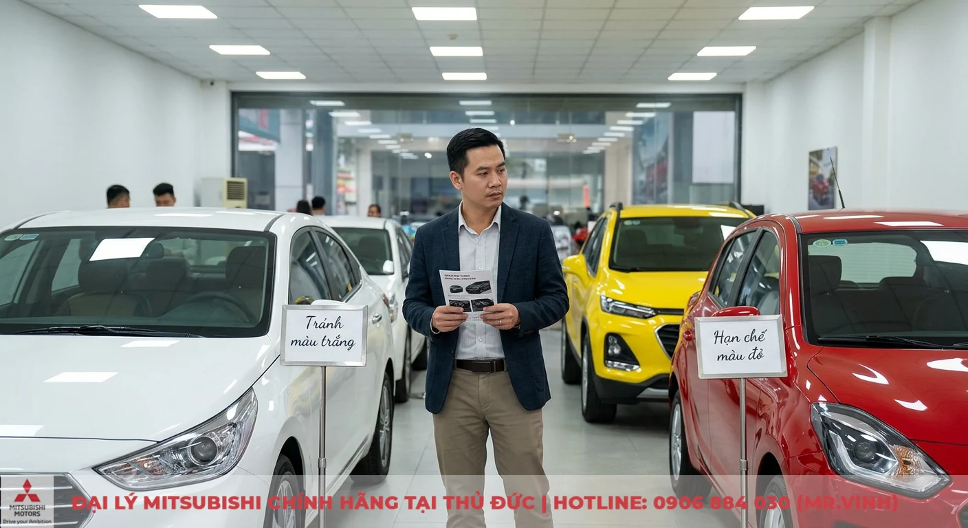 Tuổi Mậu Thìn mua xe màu gì: Hướng dẫn chọn màu hợp phong thủy, mang may mắn 2 Màu xe cần tránh cho tuổi Mậu Thìn qua biển báo trên xe trắng (tránh) và xe đỏ (hạn chế)