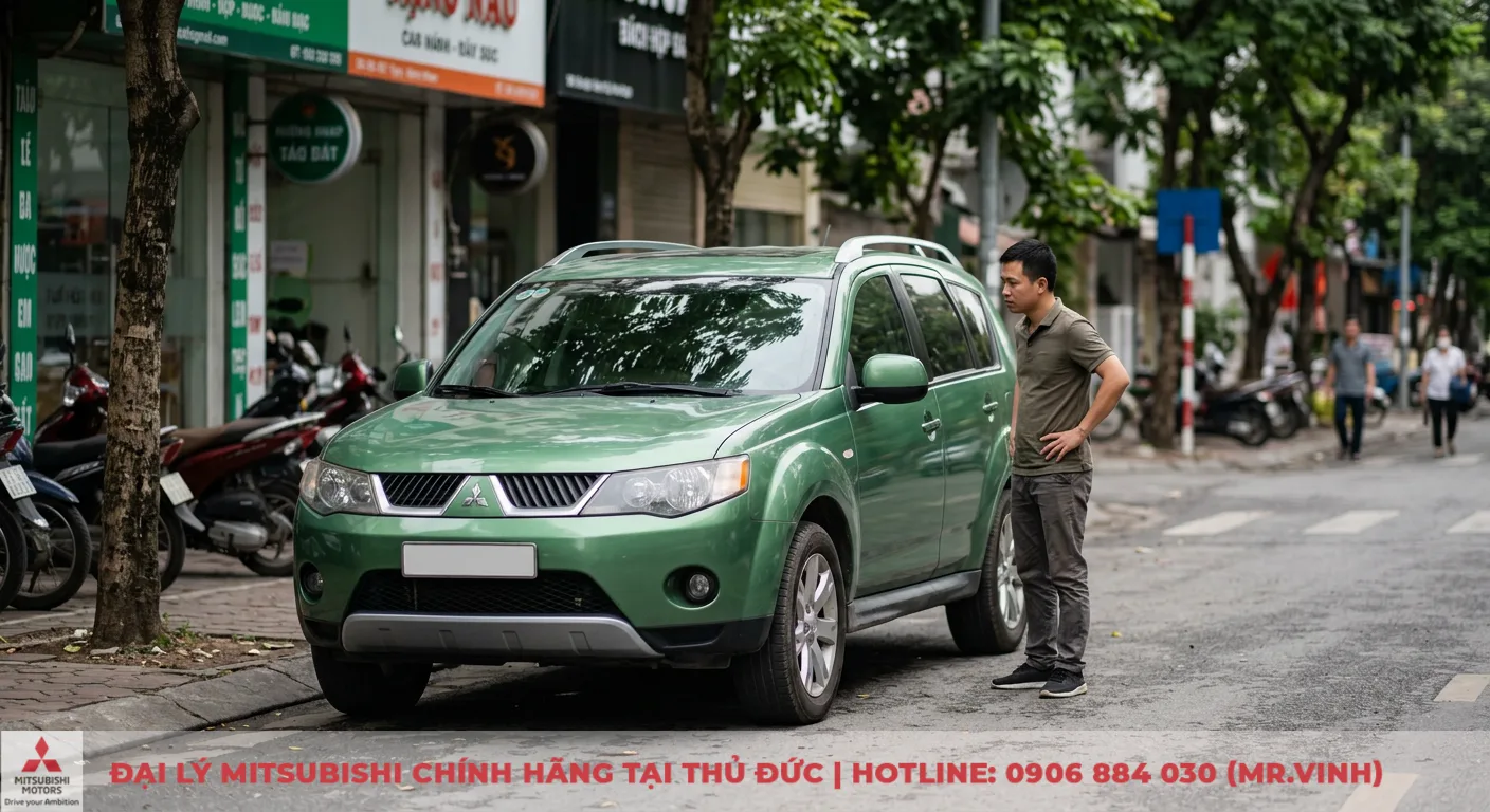 Người tuổi Tân Mùi mua xe màu gì hợp phong thủy? Chọn xe Mitsubishi may mắn. 2 Màu xe xanh lá cây tương khắc với mệnh Thổ người sinh năm 1991, như chiếc Mitsubishi này dễ gây hao tổn