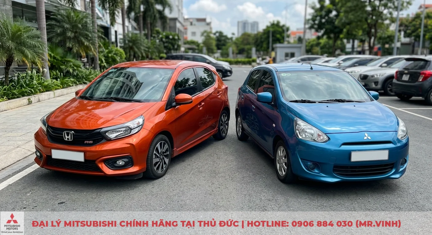 So sánh Honda Brio và Mitsubishi Mirage: Đánh giá chi tiết 1 Tổng quan Honda Brio thể thao và Mitsubishi Mirage thực dụng, hai đối thủ xe đô thị cỡ nhỏ trên thị trường xe đã qua sử dụng
