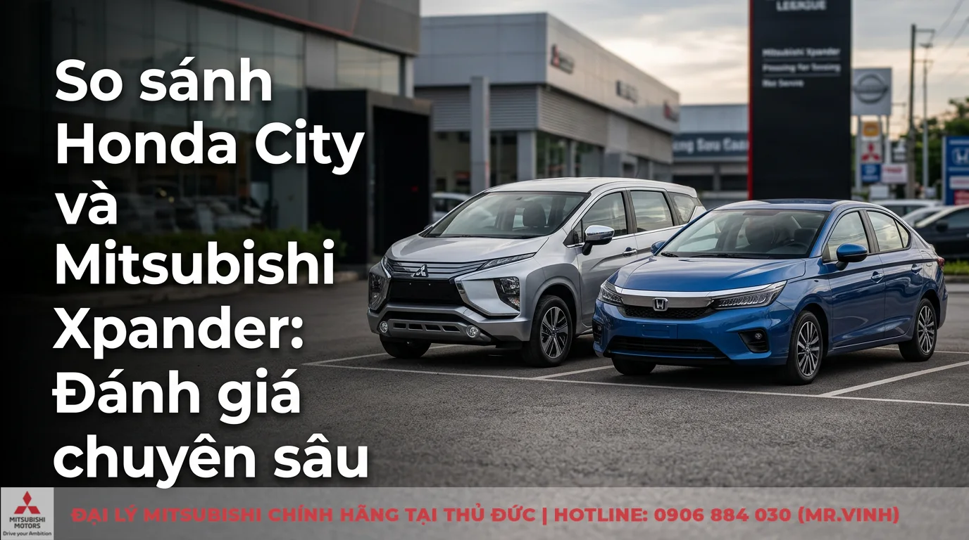 So sánh Honda City và Mitsubishi Xpander: Đánh giá chuyên sâu