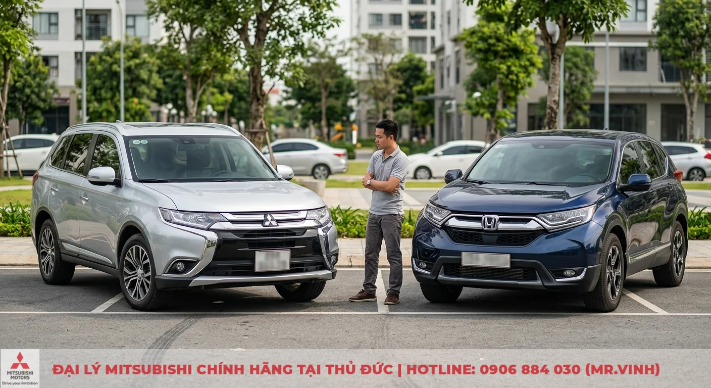 So sánh Mitsubishi Outlander: Nên chọn mẫu xe nào cho bạn? 3 So sánh Outlander 2018 với đối thủ Honda CR-V 2018 để đưa ra lựa chọn SUV phù hợp