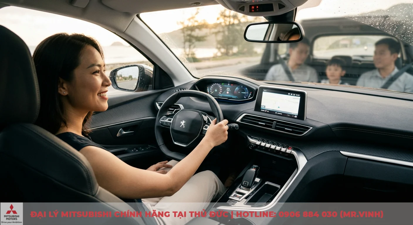 So sánh Mitsubishi Outlander 2.4 và Peugeot 5008: Động cơ, tiện nghi, chi phí 3 Peugeot 5008 là lựa chọn SUV 7 chỗ hiện đại, công nghệ cao, mang đến cảm giác lái thể thao, an toàn và đẳng cấp châu Âu