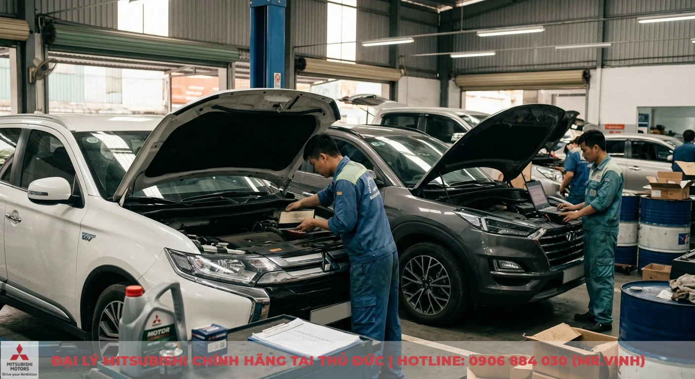 So sánh Mitsubishi Outlander và Hyundai Tucson: Chọn SUV/CUV nào tại Saigon? 3 Chi phí bảo dưỡng và tiêu thụ nhiên liệu xe Outlander, Tucson được tối ưu bởi thợ kỹ thuật và phụ tùng chính hãng