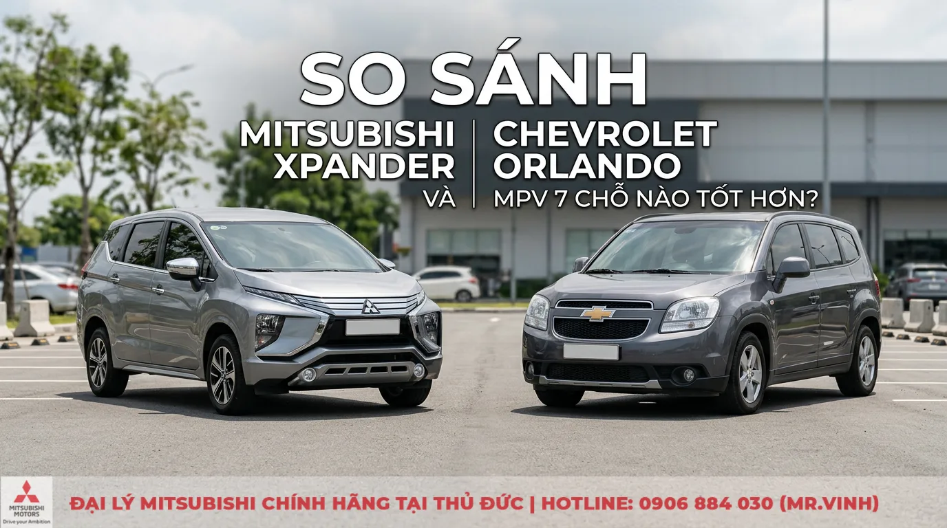 So sánh Mitsubishi Xpander và Chevrolet Orlando: MPV 7 chỗ nào tốt hơn?