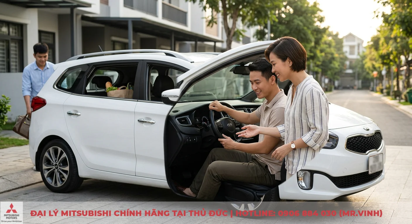 So sánh Mitsubishi Xpander và Kia Rondo: MPV 7 chỗ nào phù hợp hơn? 3 Kia Rondo phù hợp với gia đình nhỏ, người trẻ yêu thích sự tiện nghi đô thị với chức năng ghế xoay và đồ dùng sinh hoạt