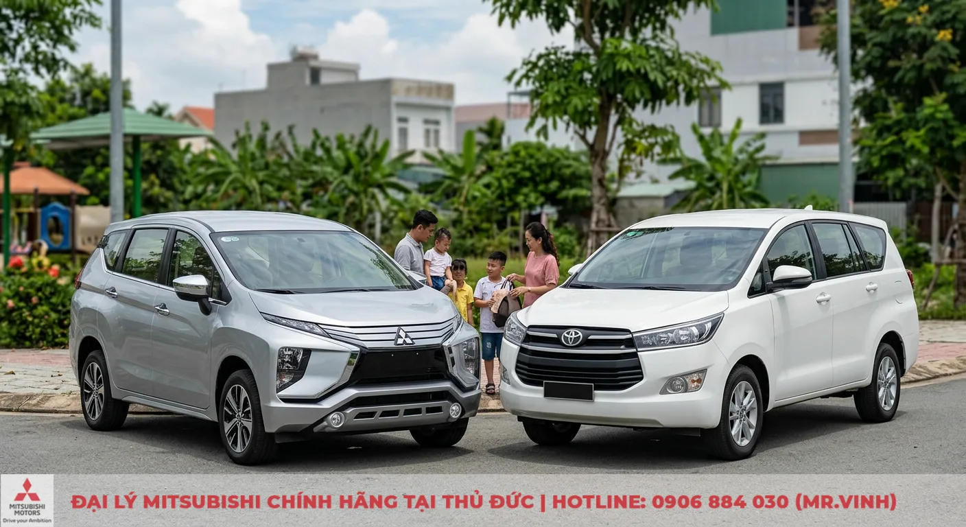 So sánh Mitsubishi Xpander với Toyota Innova: Đâu là lựa chọn tốt hơn? 1 Mitsubishi Xpander và Toyota Innova là hai mẫu MPV cho gia đình, với Xpander hiện đại và Innova bền bỉ, đáng tin cậy