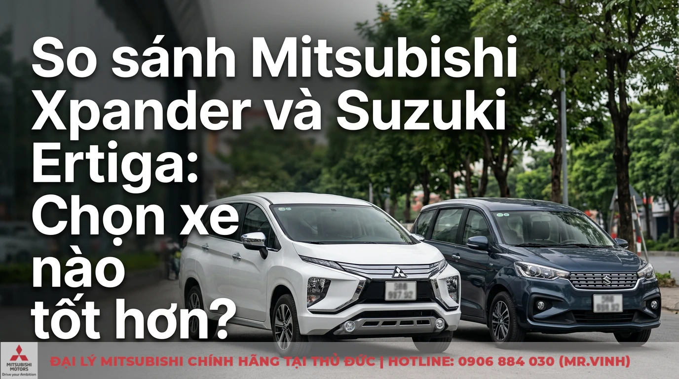 So sánh Mitsubishi Xpander và Suzuki Ertiga: Chọn xe nào tốt hơn?
