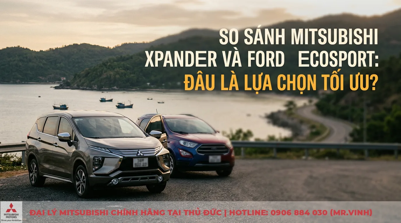 So sánh Mitsubishi Xpander và Ford EcoSport: Đâu là lựa chọn tối ưu?