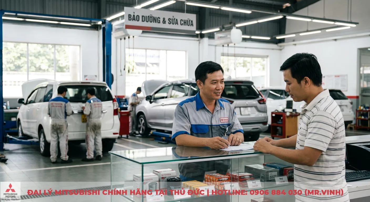 So sánh Mitsubishi Xpander và Toyota Avanza: Nên chọn xe nào cập nhật 2026? 3 Chi phí bảo dưỡng và phụ tùng dễ tìm tại đại lý, nơi khách hàng được tư vấn trực tiếp về dịch vụ sửa chữa xe