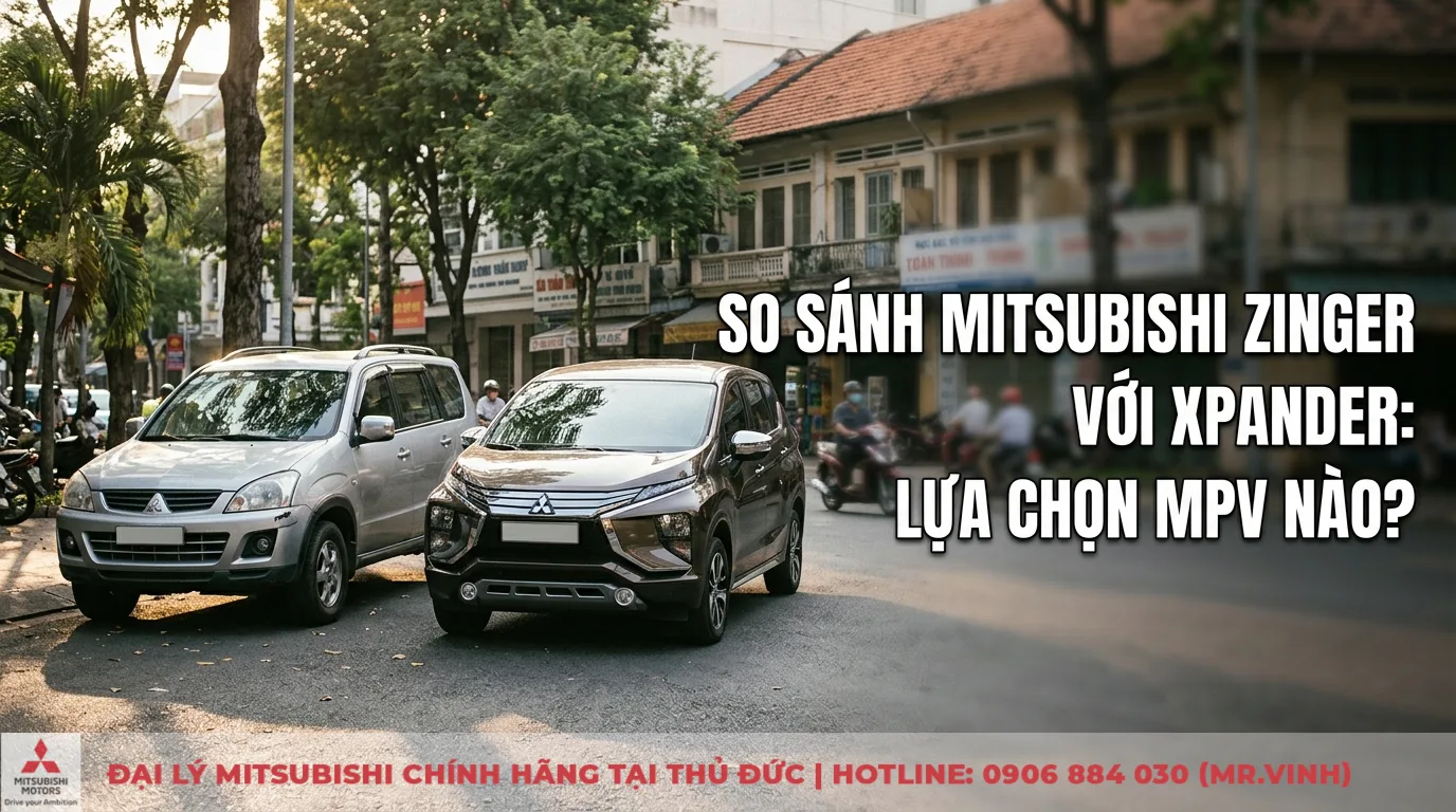 So sánh Mitsubishi Zinger với Xpander: Lựa chọn MPV nào?