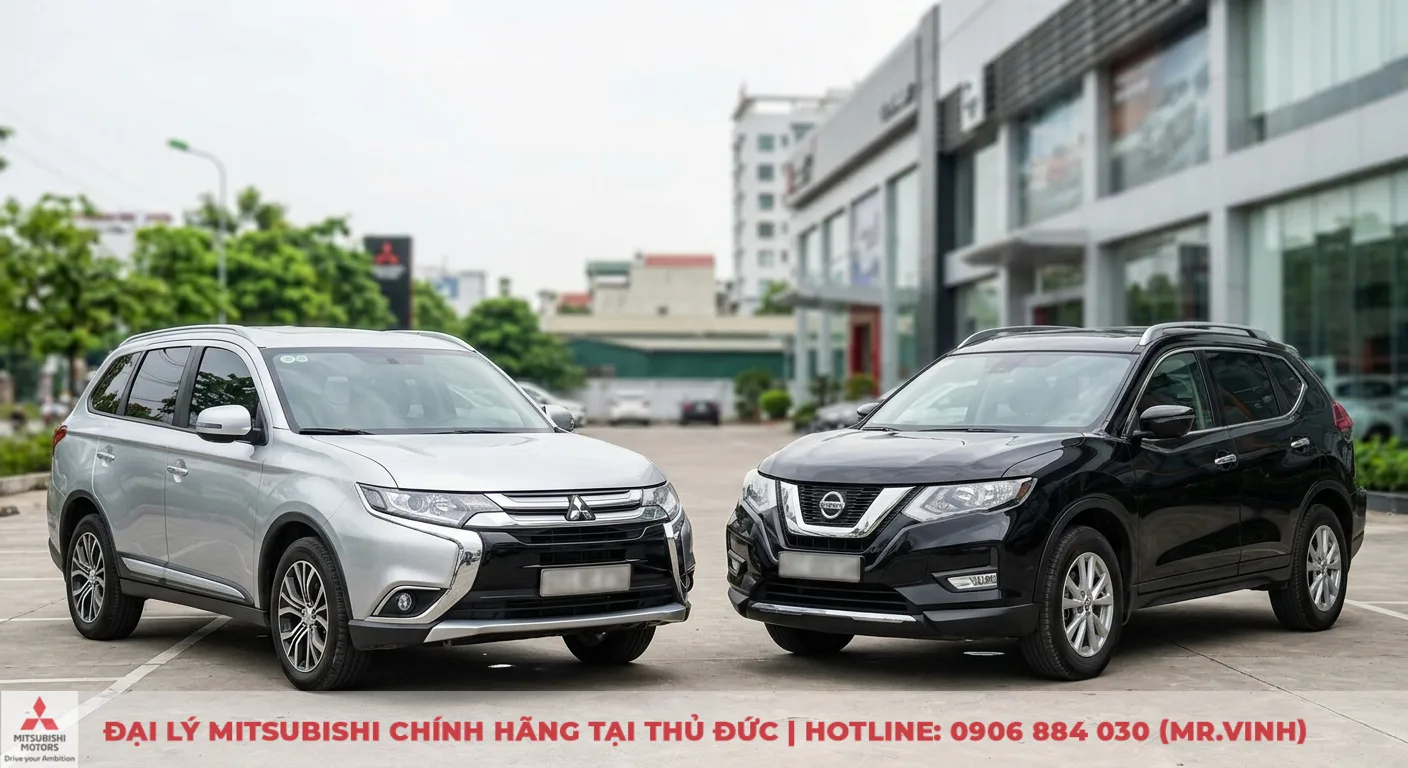 So sánh Nissan X-Trail và Mitsubishi Outlander: Thông số & đánh giá 1 Mitsubishi Outlander và Nissan X-Trail phiên bản 2018 là hai mẫu SUV cỡ C cạnh tranh trực tiếp, với thiết kế đặc trưng