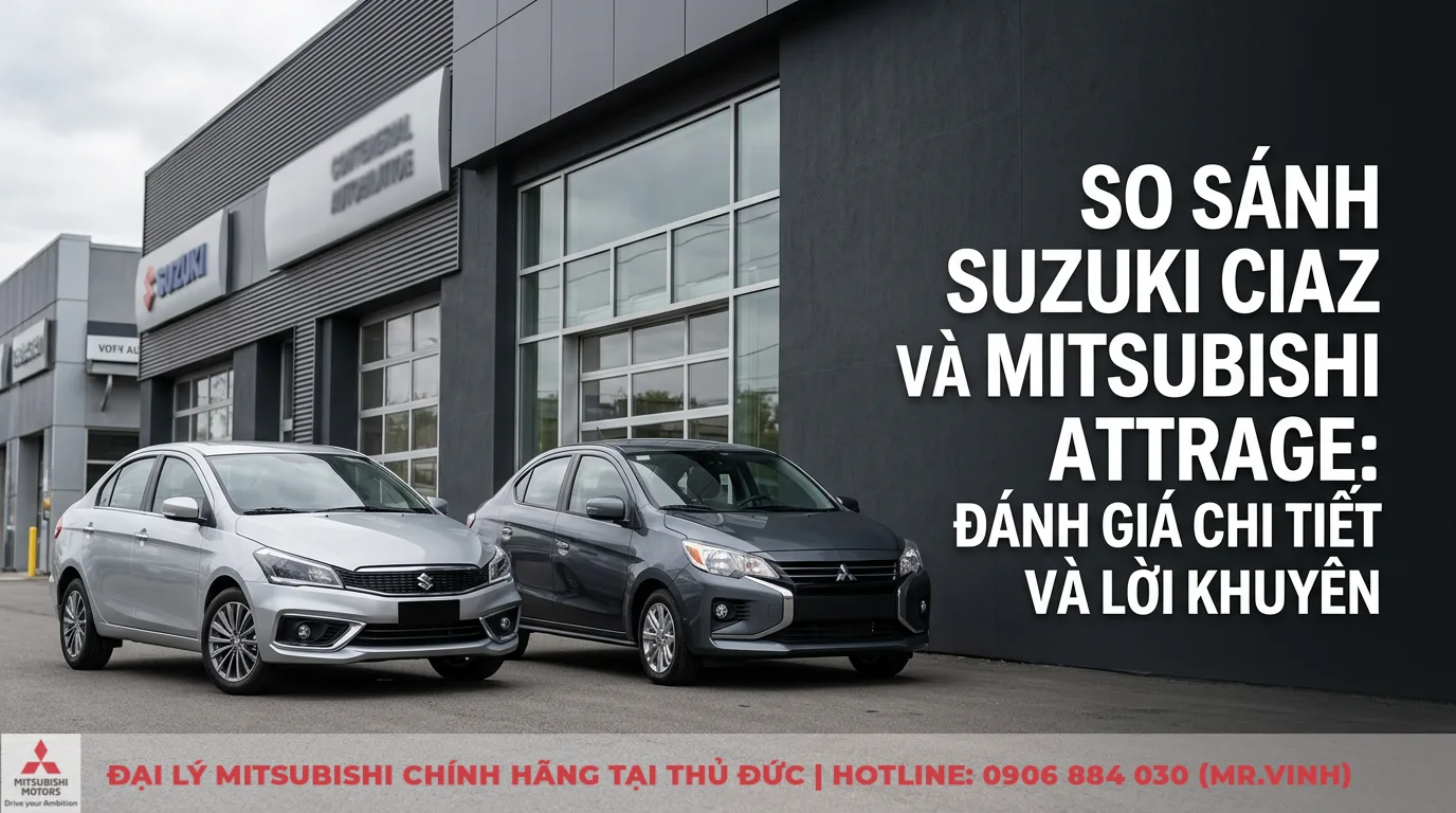 So sánh Suzuki Ciaz và Mitsubishi Attrage: Đánh giá chi tiết và lời khuyên