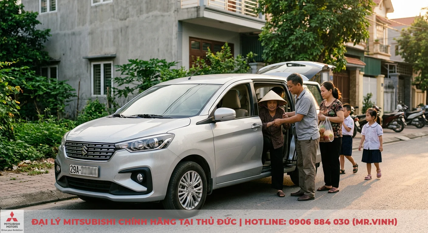 So sánh Mitsubishi Xpander và Suzuki Ertiga: Chọn MPV phù hợp? 3 Suzuki Ertiga phù hợp cho gia đình nhỏ, nổi bật với ưu điểm thực dụng, tiết kiệm nhiên liệu và chi phí sở hữu thấp