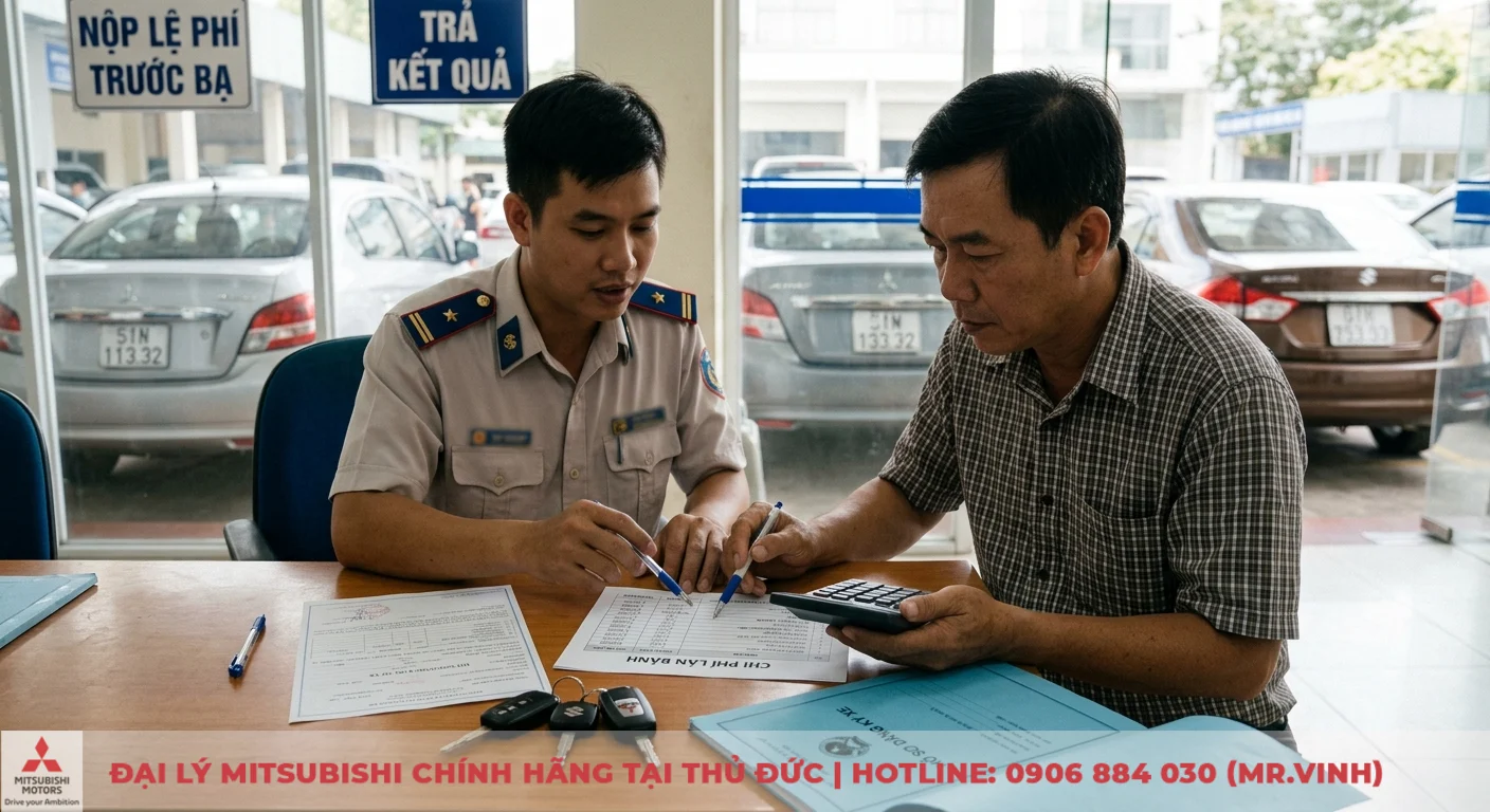 So sánh Suzuki Swift và Mitsubishi Mirage: Chọn hatchback đô thị nào? 3 Chi phí lăn bánh và bảo dưỡng xe, bao gồm thuế trước bạ, được tư vấn chi tiết trên biểu mẫu.