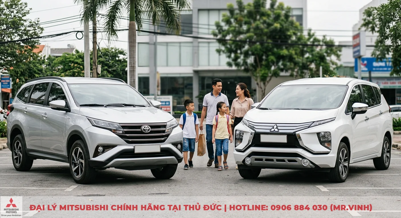 So sánh Toyota Rush và Mitsubishi Xpander: Nên chọn xe nào? 1 So sánh định vị và đối tượng khách hàng của Toyota Rush và Mitsubishi Xpander, hai mẫu MPV gia đình