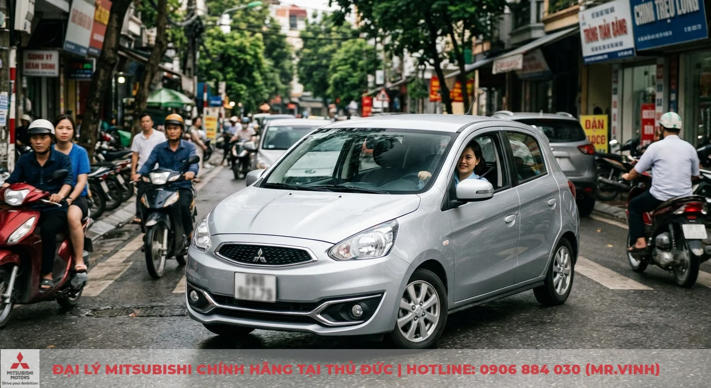 So sánh Toyota Wigo và Mitsubishi Mirage: Đâu là lựa chọn tối ưu? 3 Mitsubishi Mirage nổi bật với ưu điểm kích thước nhỏ gọn, vận hành êm ái và linh hoạt di chuyển trong đô thị
