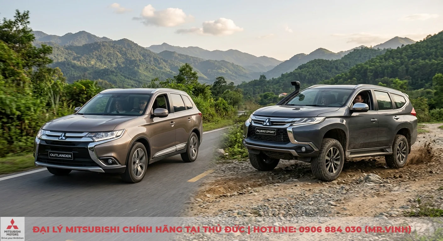 So sánh Mitsubishi Outlander và Pajero Sport: Chọn xe nào phù hợp? 3 Tư vấn lựa chọn giữa Outlander và Pajero Sport tại showroom cùng nhân viên kinh doanh
