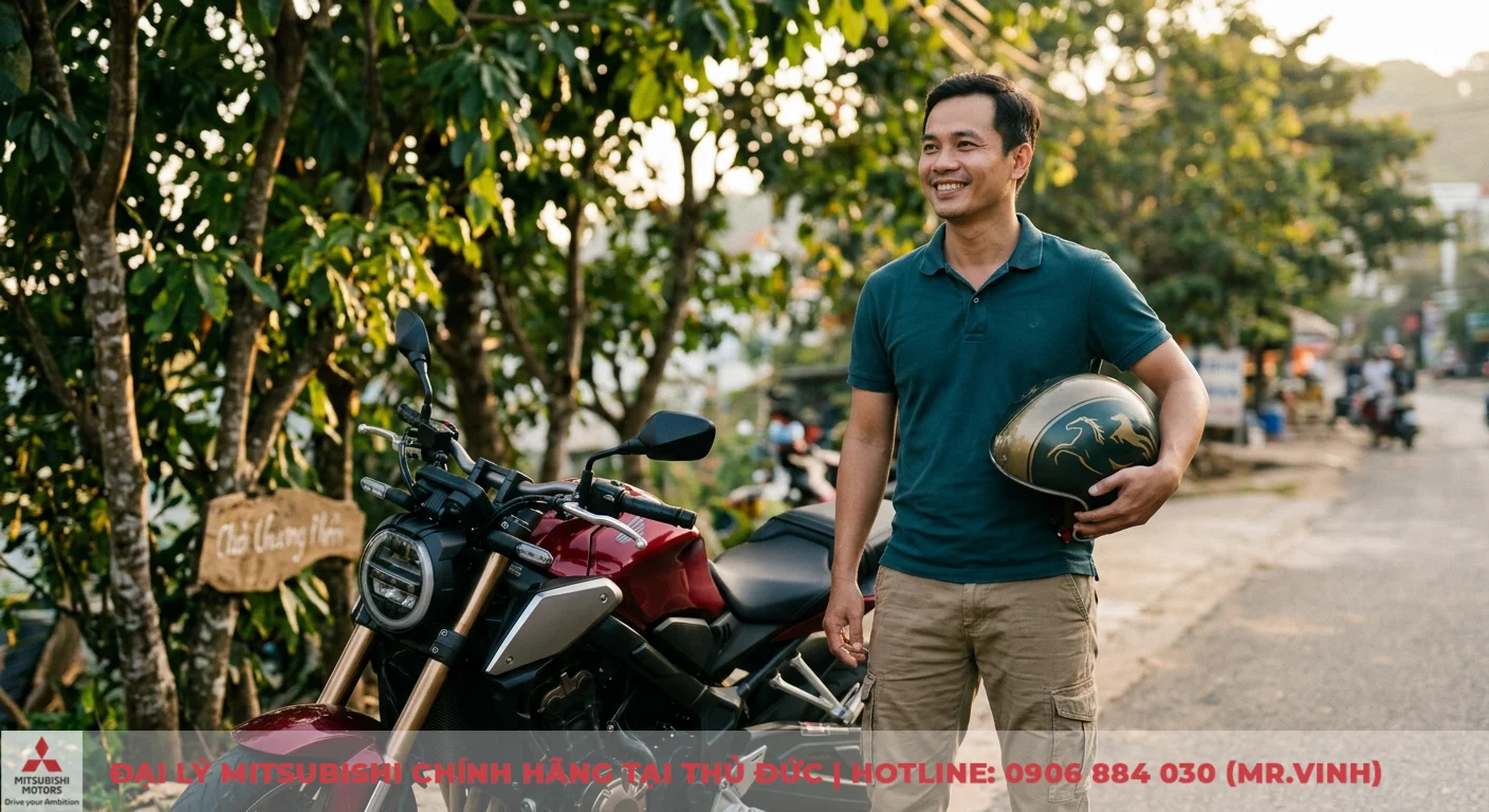 Tuổi Ngọ mua xe hợp màu gì: Hướng dẫn chọn xe Mitsubishi may mắn 1 Người tuổi Ngọ chọn xe máy màu hợp phong thủy giúp phát huy ưu điểm, thể hiện qua mũ bảo hiểm có biểu tượng ngựa